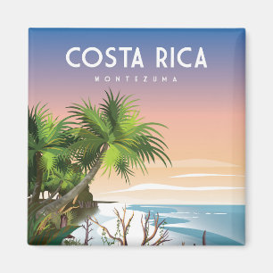 Costa rica travel magnet 