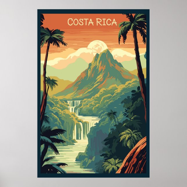 Costa Rica, Travel  Poster (Front)