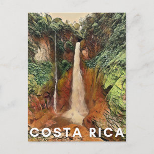 Costa Rica Tropical Waterfall Postcard