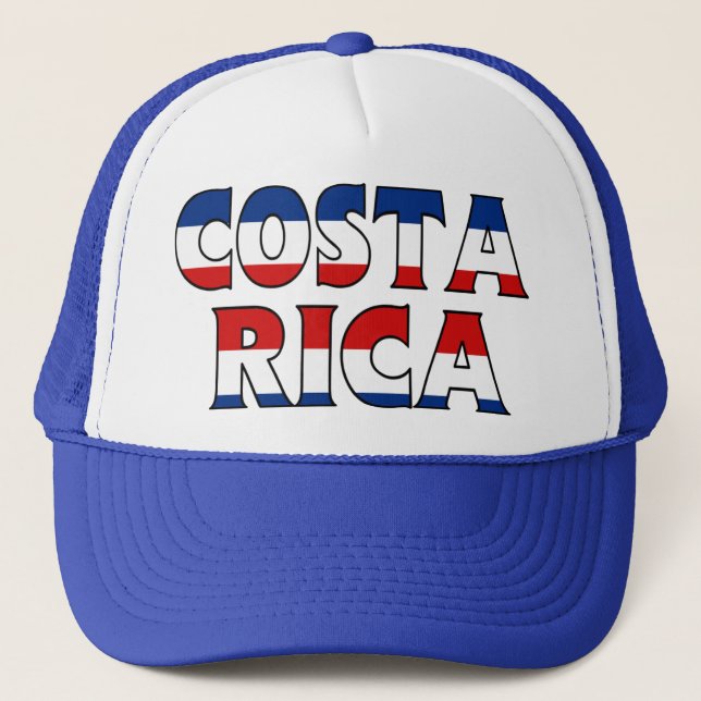 Costa Rica Trucker Trucker Hat (Front)