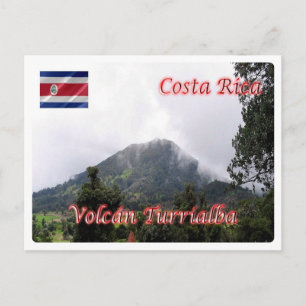 Costa Rica - Turrialba Volcano - Postcard