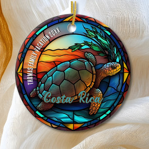 Costa Rica Vacation Souvenir  Ceramic Ornament