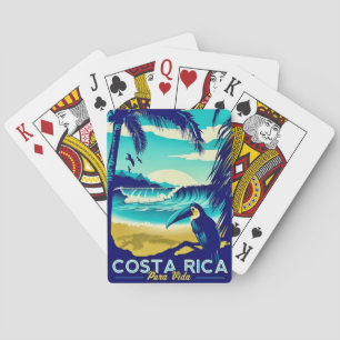 Costa Rica Vintage Travel Playing Cards