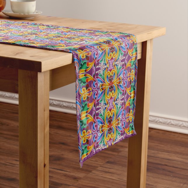 Costa Rican Art Table Runner (In Situ)