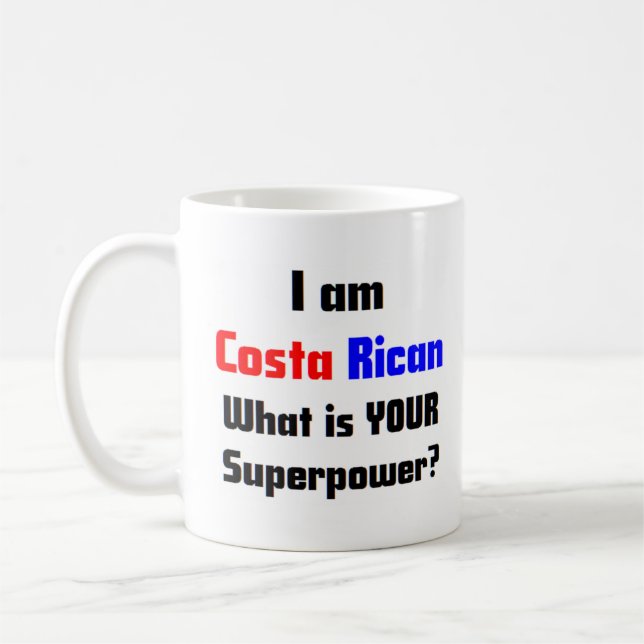 costa rican coffee mug (Left)