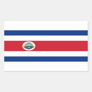 Costa Rican flag Stickers