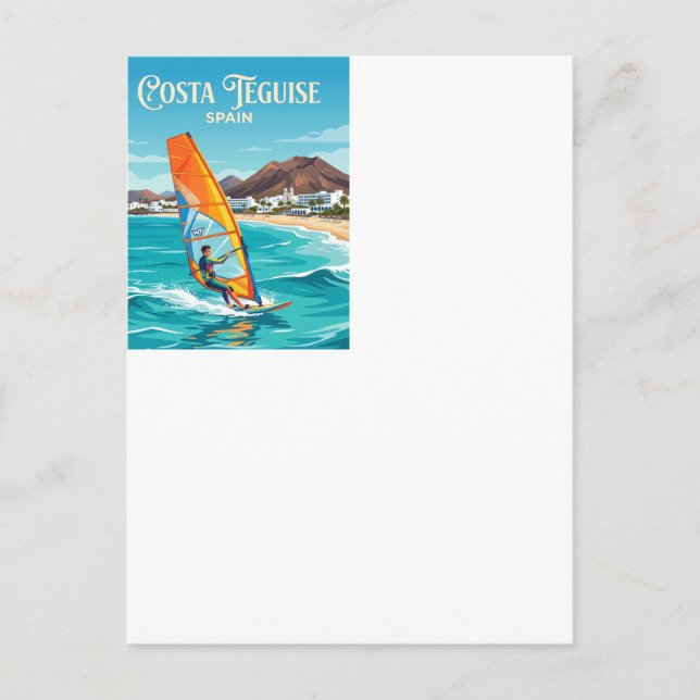 Costa Teguise Spain Postcard (Front)