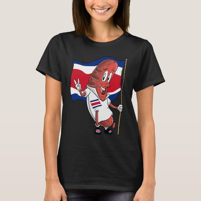 Costarican pork roast sausage T-Shirt (Front)