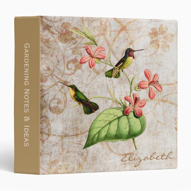 Costa's Hummingbird Binder (Front/Spine)