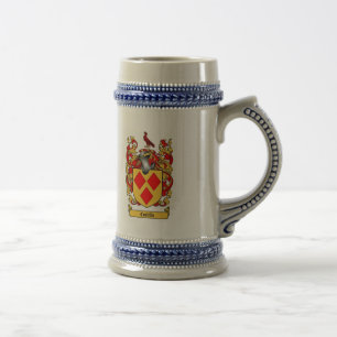 COSTELLO FAMILY CREST -  COSTELLO COAT OF ARMS BEER STEIN