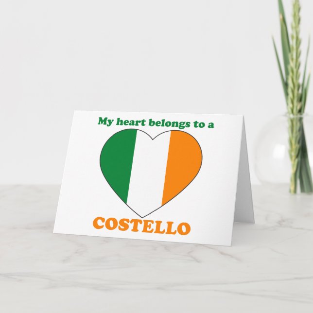 Costello Holiday Card (Front)