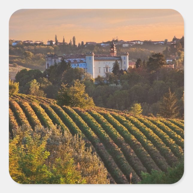 Costilgiole d'Asti, Piedmont, Italy Square Sticker (Front)