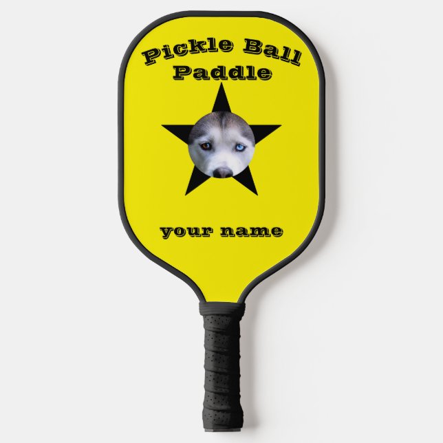 COSTOMIZE, PERSONALIZE, TEMPLATE Pickleball Paddle (Front)