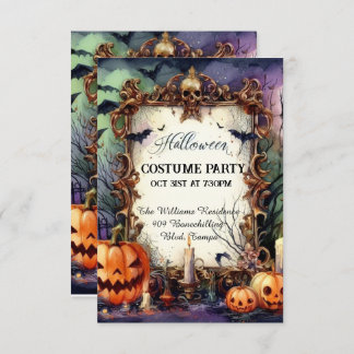 Costume Carnival Call: Tailored Halloween Invitati Invitation