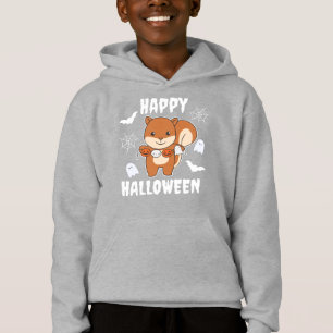 Costume Citrouille d'Halloween heureux écureuil