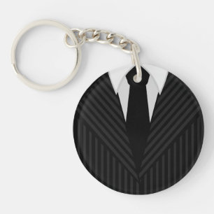 Costume de filet et porte-clés bilatéraux ronds 