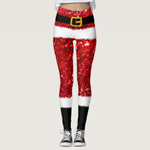 Costume de Noël Parties scintillant Leggings de No