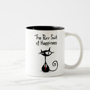 Costume de ronronnement de tasse de bonheur