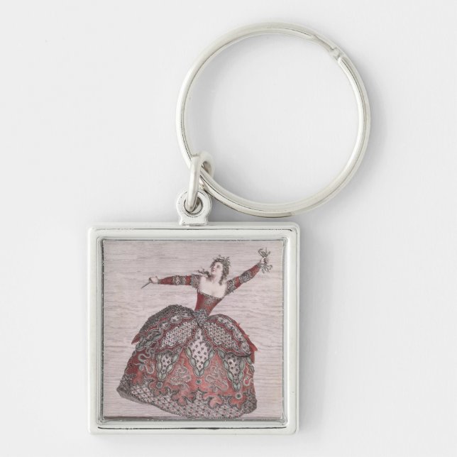Costume design a Fury in 'Hippolyte et Aricie' Keychain (Front)