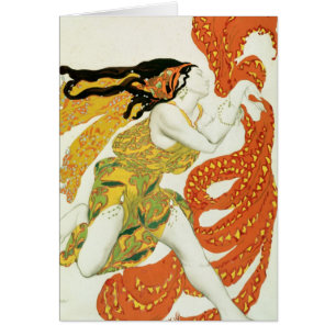 Costume design for a bacchante in 'Narcisse'