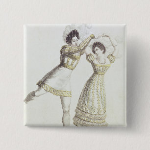 Costume design for a ballet 2 inch square button