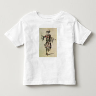 Costume design for a male dancer, c.1681 toddler t-shirt