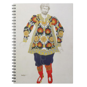 Costume design for a man, from Sadko, 1917 (colour Notebook