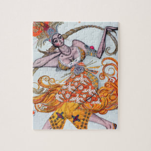 Costume design for a pas de deux danced at the ope jigsaw puzzle