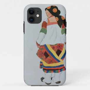 Costume design for a Peasant Girl, 1922 (colour li iPhone 11 Case