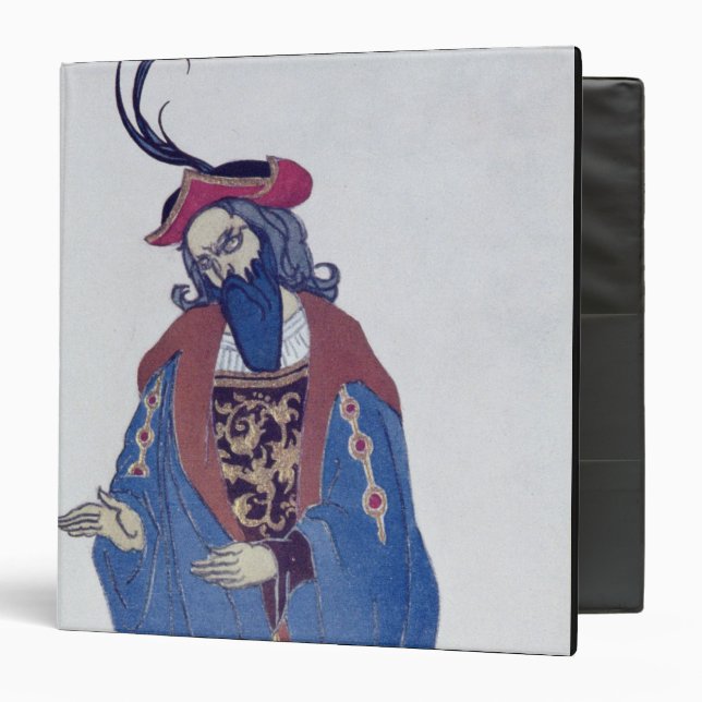 Costume design for Blue-Beard, from Sleeping Beaut Binder (Front/Inside)