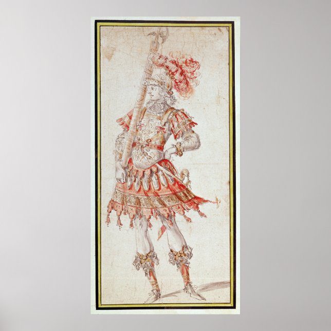 Costume design for Carousel, c.1662 Poster (Front)