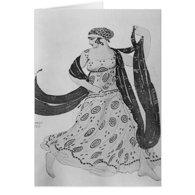 Costume design for 'Cleopatra', 1910 (Front)