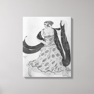 Costume design for 'Cleopatra', 1910 Canvas Print