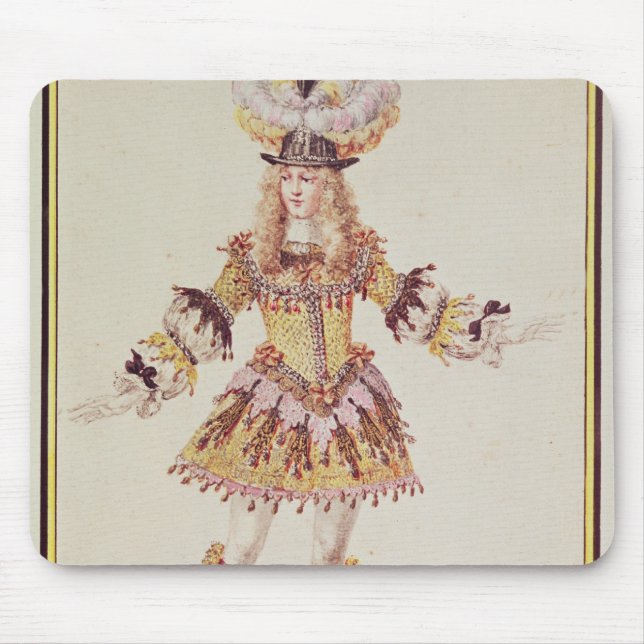 Costume design for male dancer, c.1660 mouse pad (Front)