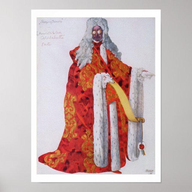 Costume design for Marshal Cantalabutte, from Slee Poster (Front)