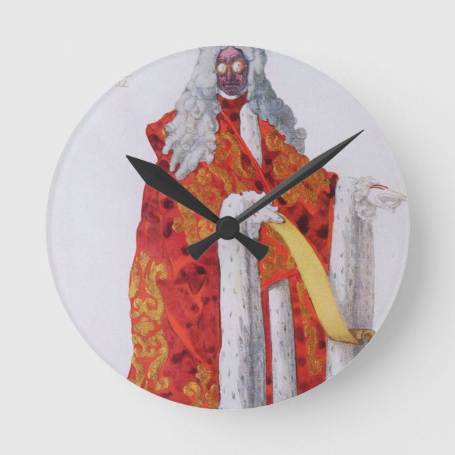 Costume design for Marshal Cantalabutte, from Slee Round Clock (Front)