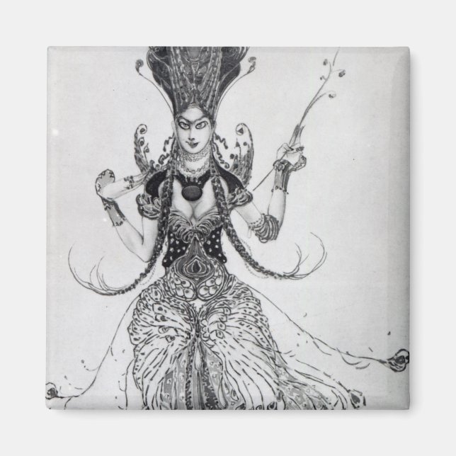 Costume design for 'The Firebird', 1910 Magnet (Front)