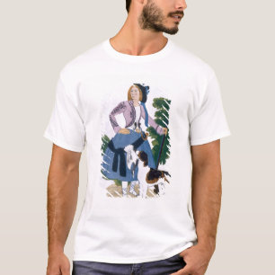 Costume design for The Huntress, 1922 (colour lith T-Shirt