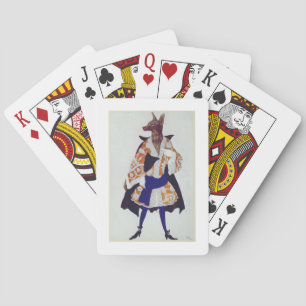 Costume design for The Wolf, from Sleeping Beauty Playing Cards