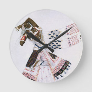 Costume design from Le Dieu Bleu, 1911 (colour lit Round Clock