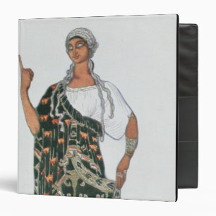 Costume design from Phedre, 1917 (colour litho) Binder