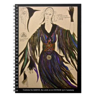 Costume design notebook