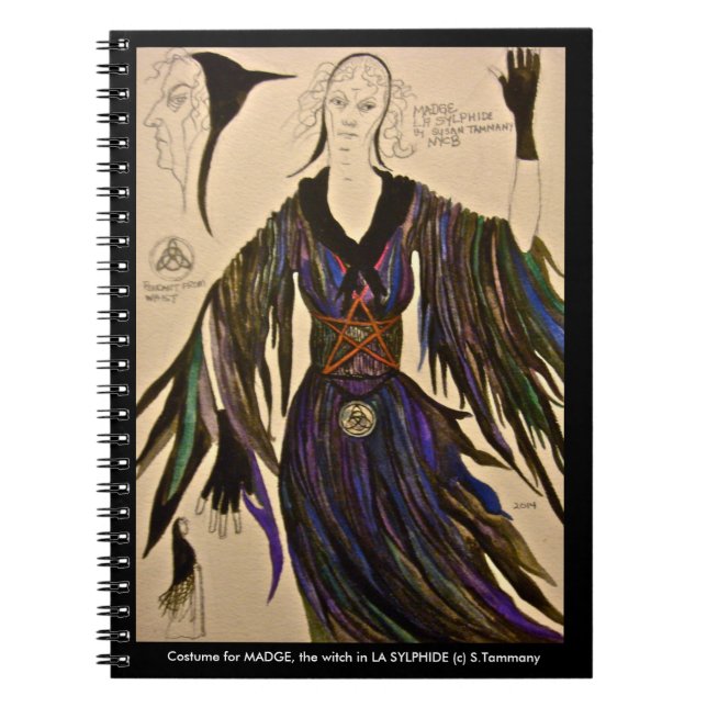 Costume design notebook (Front)