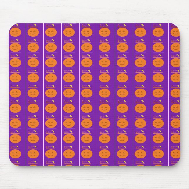 Costume Design Pumpkin Purple Mousepad (Front)