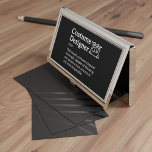 Costume Designer Definition - Film Crew Business Card Holder<br><div class="desc">From eras gone by to the fantastical realms,  celebrate the costume conjurer with this elegant Business Card Holder. As a Costume Designer,  your style is impeccable—let your business cards reflect that same creativity.</div>