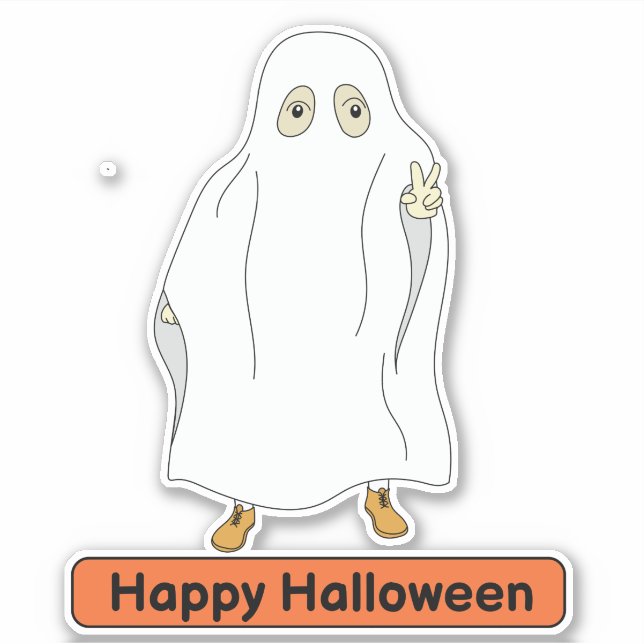 Costume fantôme enfant Sticker (Devant)