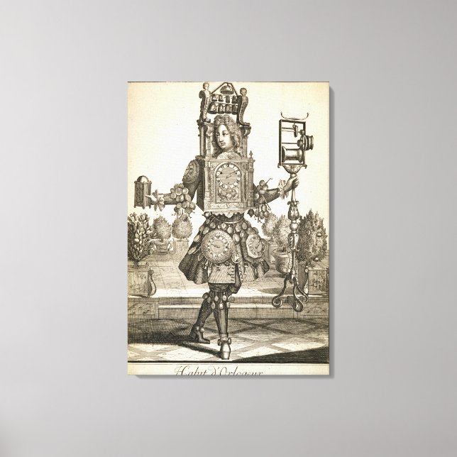 Costume for a Clock Maker, pub. by Gerard Valck (1 Canvas Print (Front)