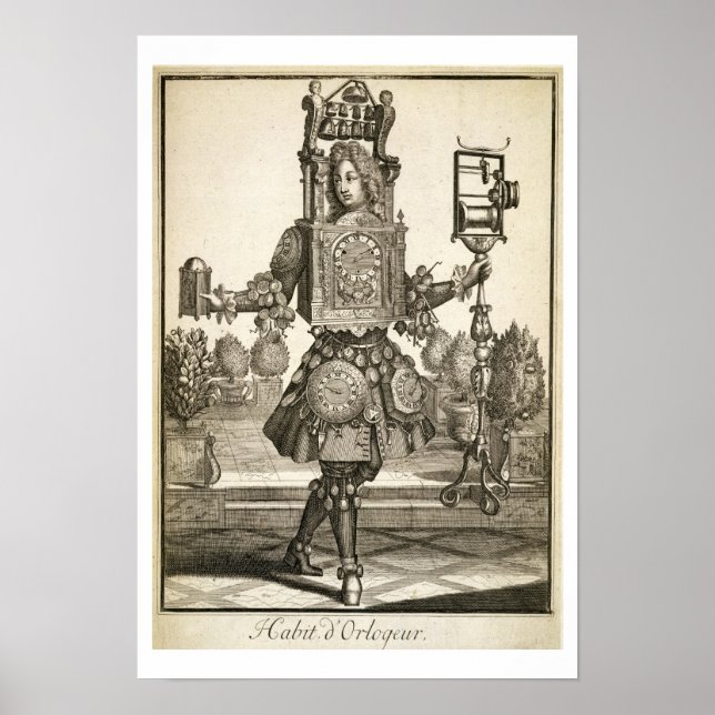 Costume for a Clock Maker, pub. by Gerard Valck (1 Poster (Front)
