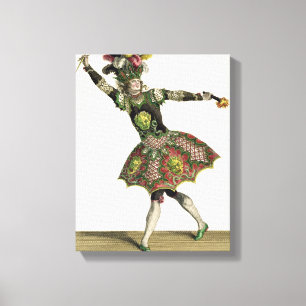 Costume for a demon in 'Armide', 'Psyche' and seve Canvas Print