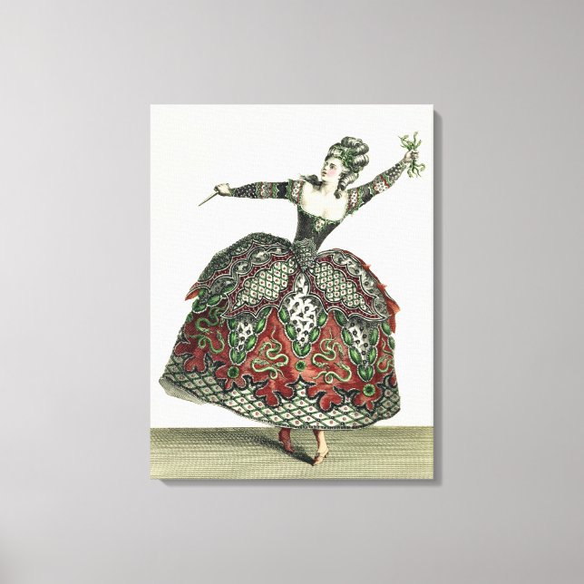 Costume for a Fury in 'Iphigenia in Tauris' and se Canvas Print (Front)